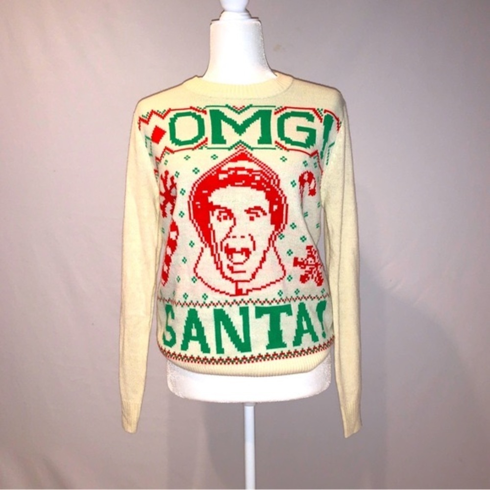 ELF Movie OMG Santa Sweater Size XS